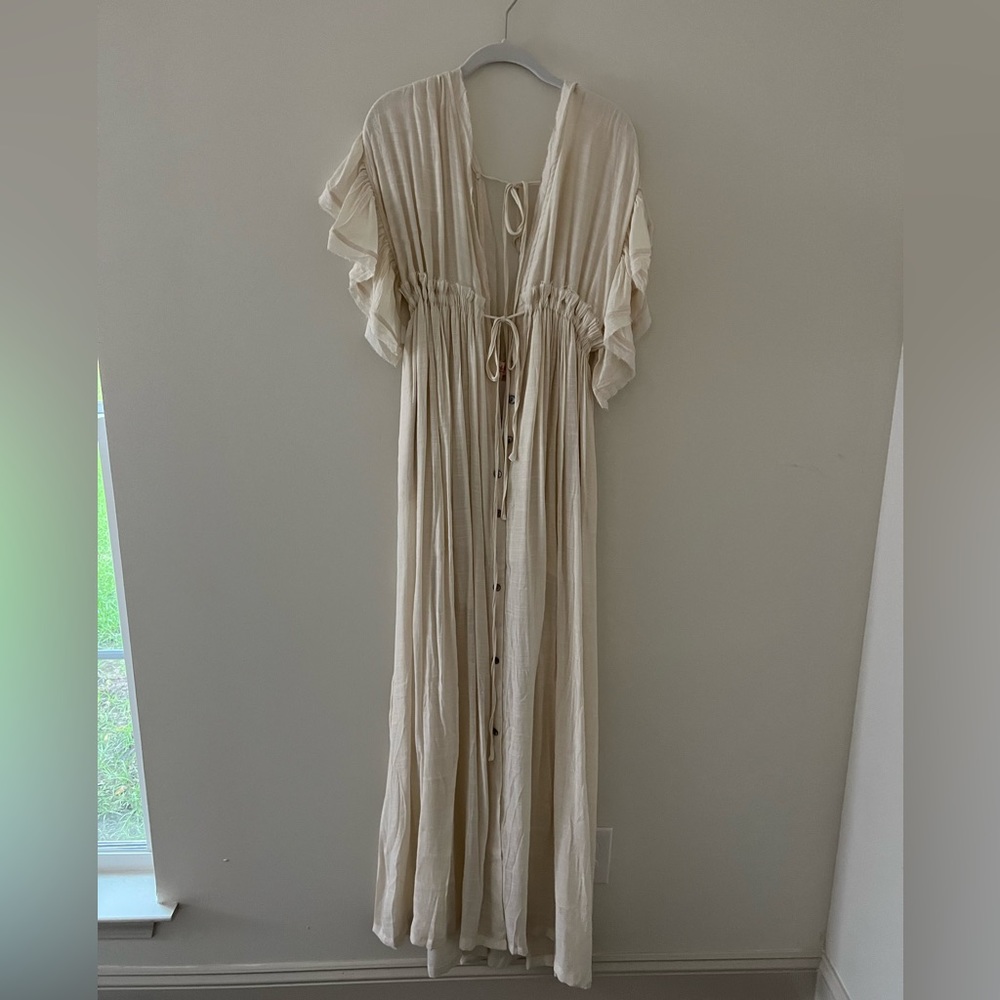 Cream color boutique dress.